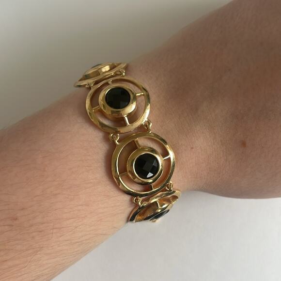 Kate spade black and gold bracelet - Picture 1 of 5
